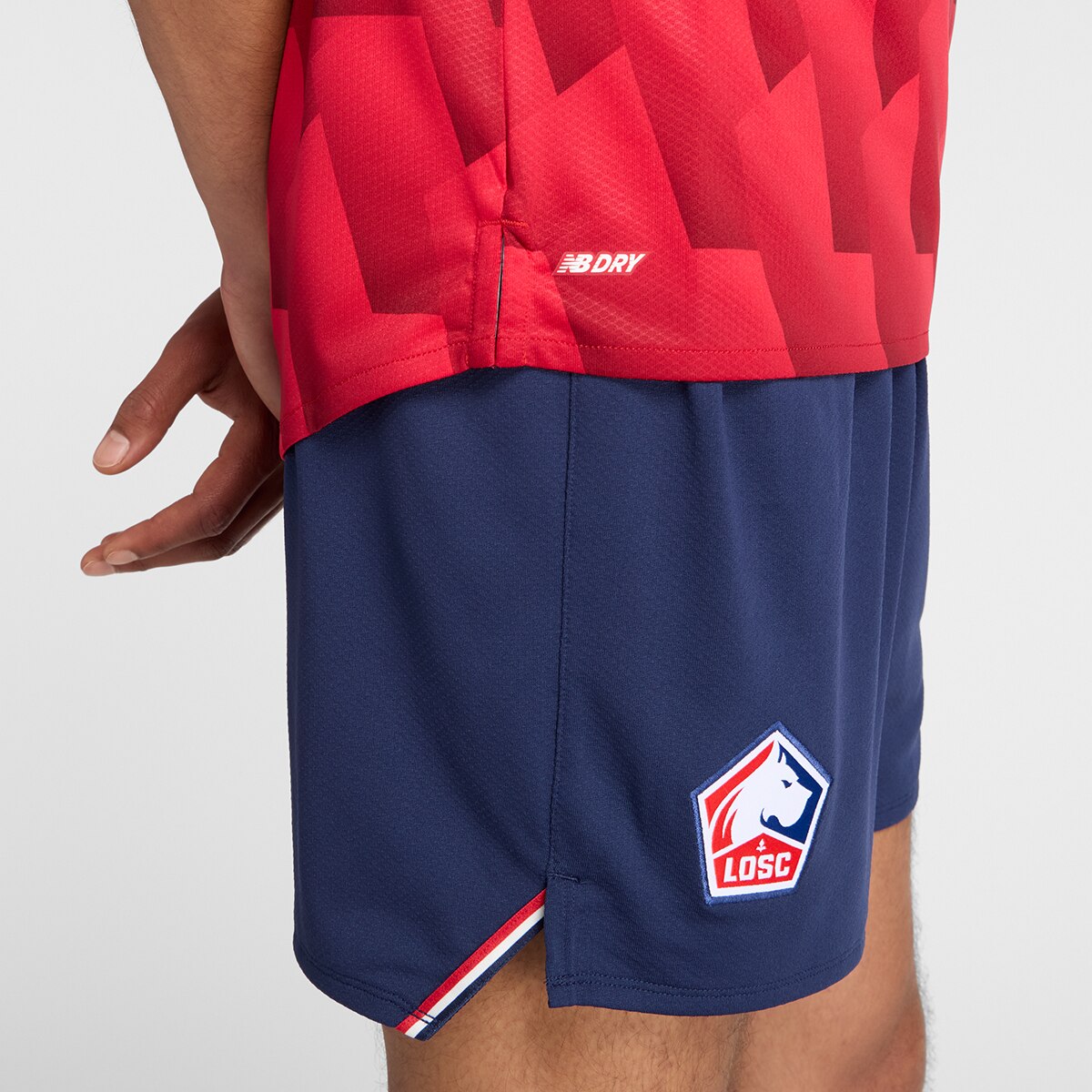 T-shirt de Homem 1.º Equipamento LOSC 2025/2026 Réplica Vermelho-4