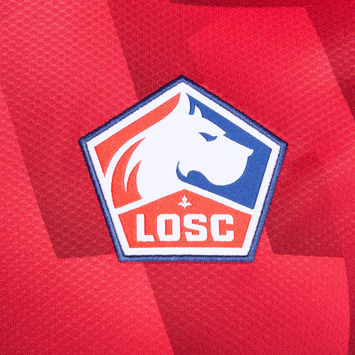 T-shirt de Homem 1.º Equipamento LOSC 2025/2026 Réplica Vermelho-6