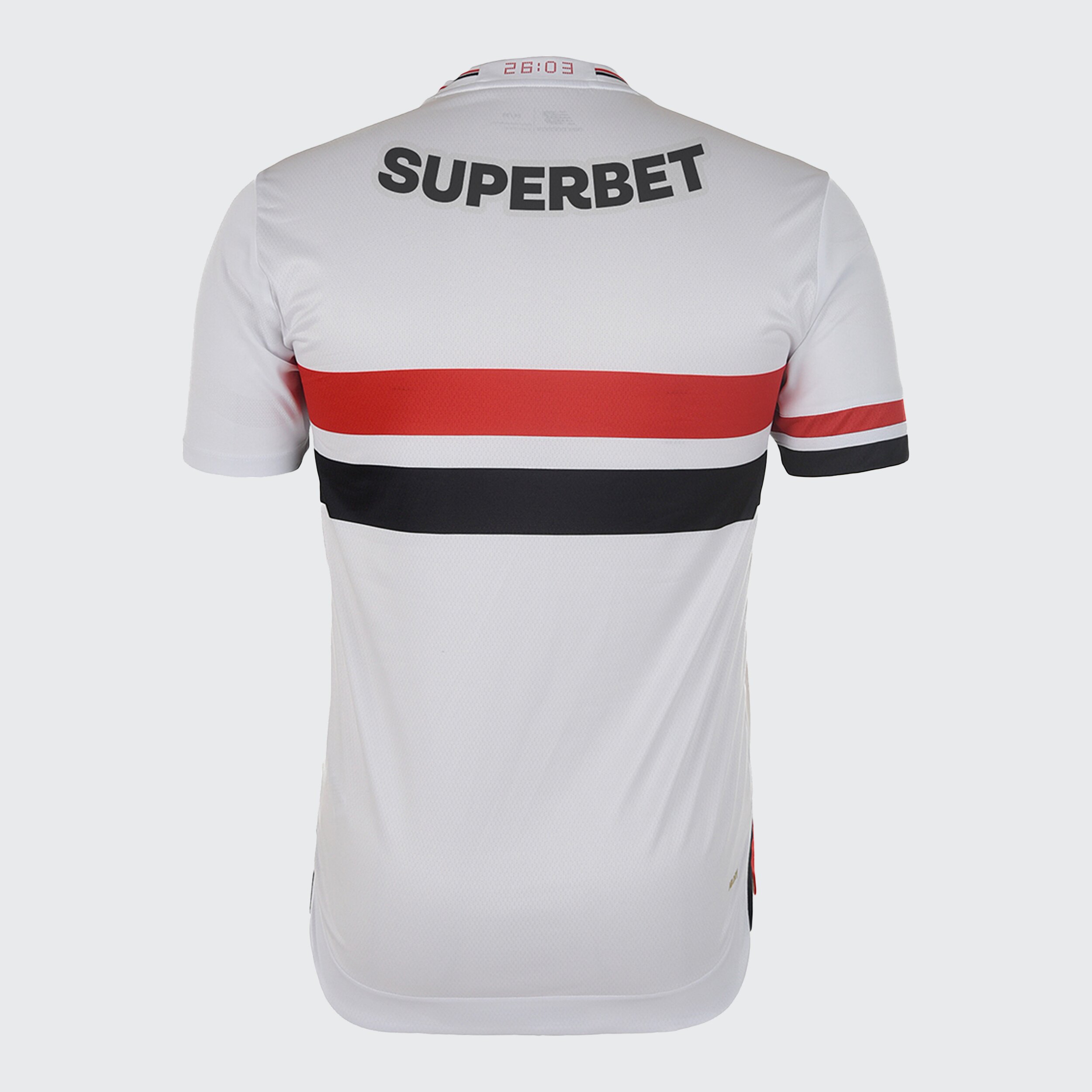 T-shirt de Homem 1.º Equipamento SPFC 2025/2026 Réplica Branco-2