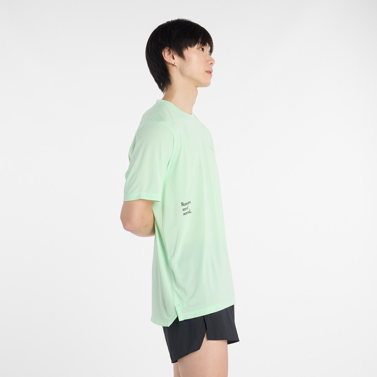 T-shirt Athletics Graphic de Homem Verde-3