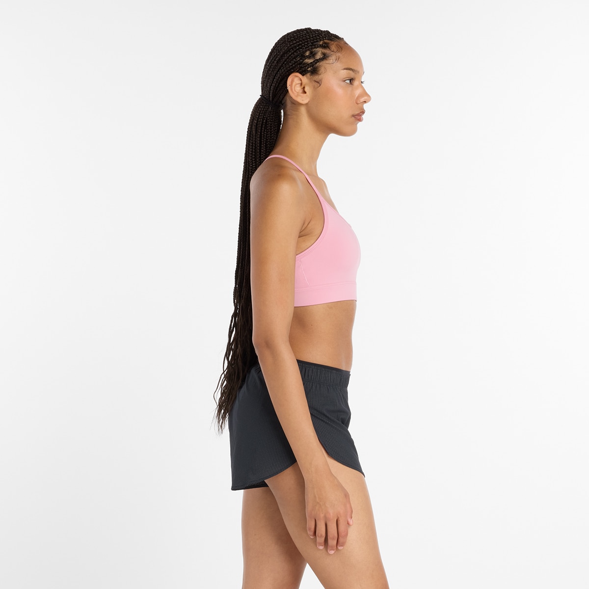 Soutien Desportivo NB Essential de Mulher Rosa-3