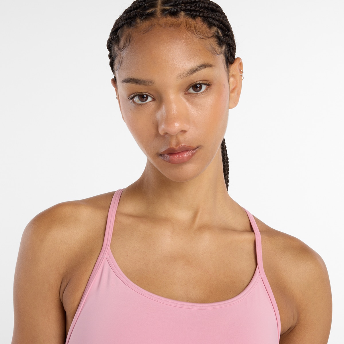 Soutien Desportivo NB Essential de Mulher Rosa-4