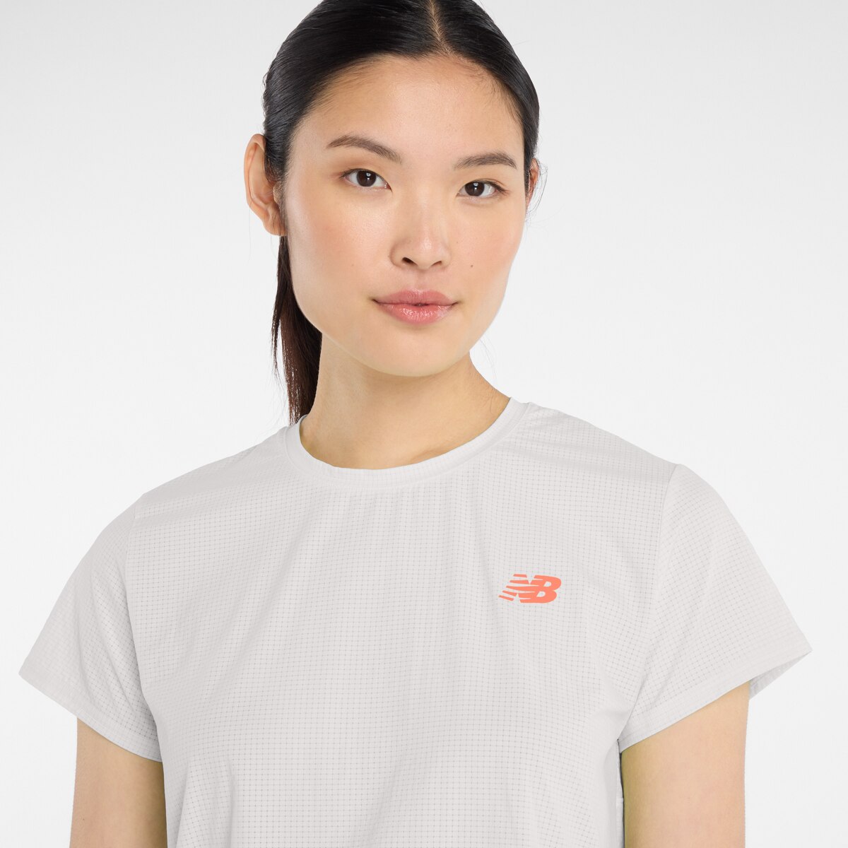 T-shirt Race Day Ultra Light de Mulher Cinzento-4