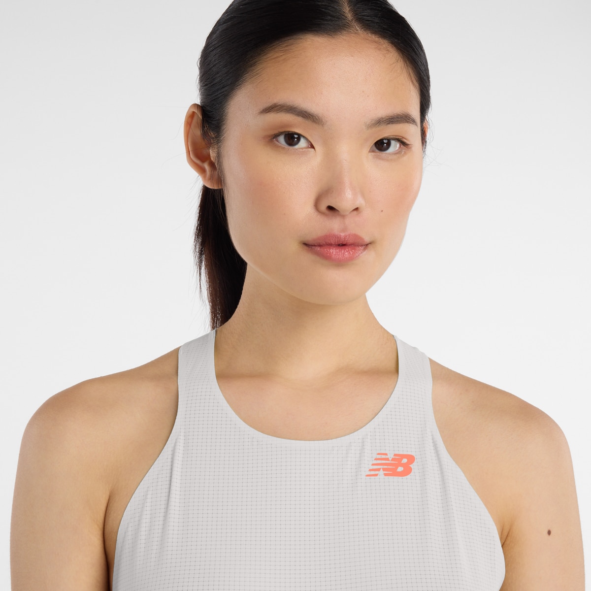 T-shirt sem Mangas Race Day Ultra Light de Mulher Cinzento-4