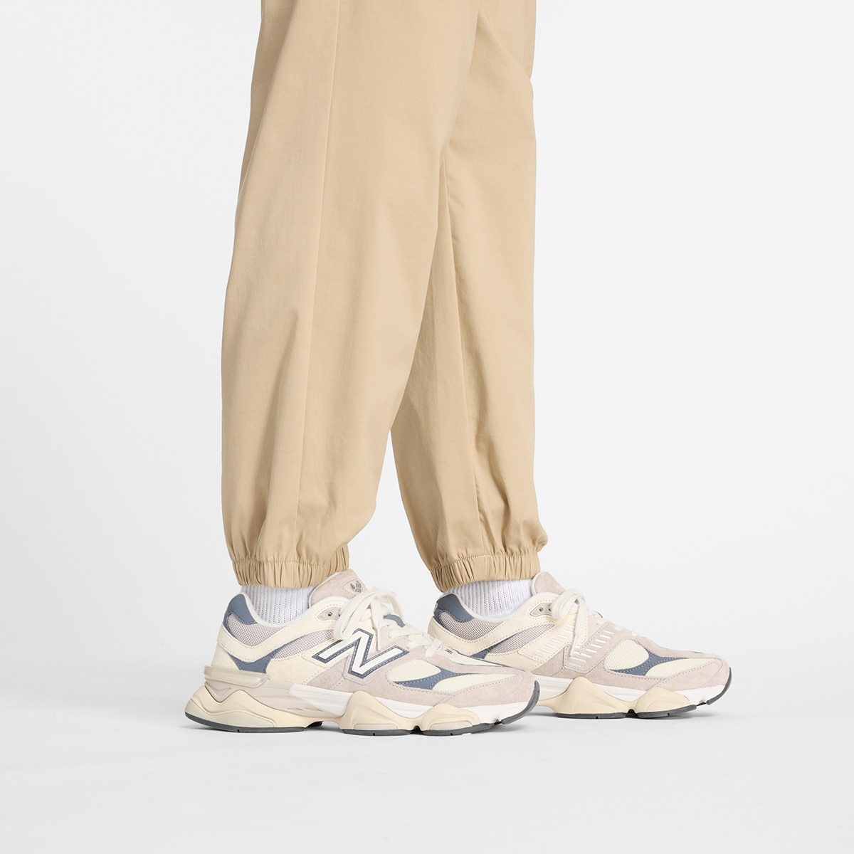 Calças Cargo de Sarja Jogger de Homem Camel-7
