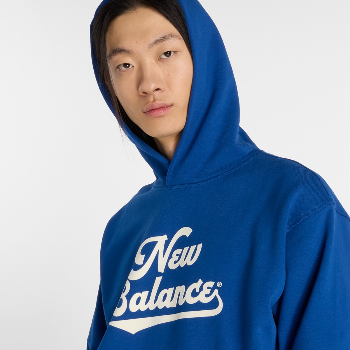 Sweatshirt com Capuz Athletics Legacy de Homem Azul-4