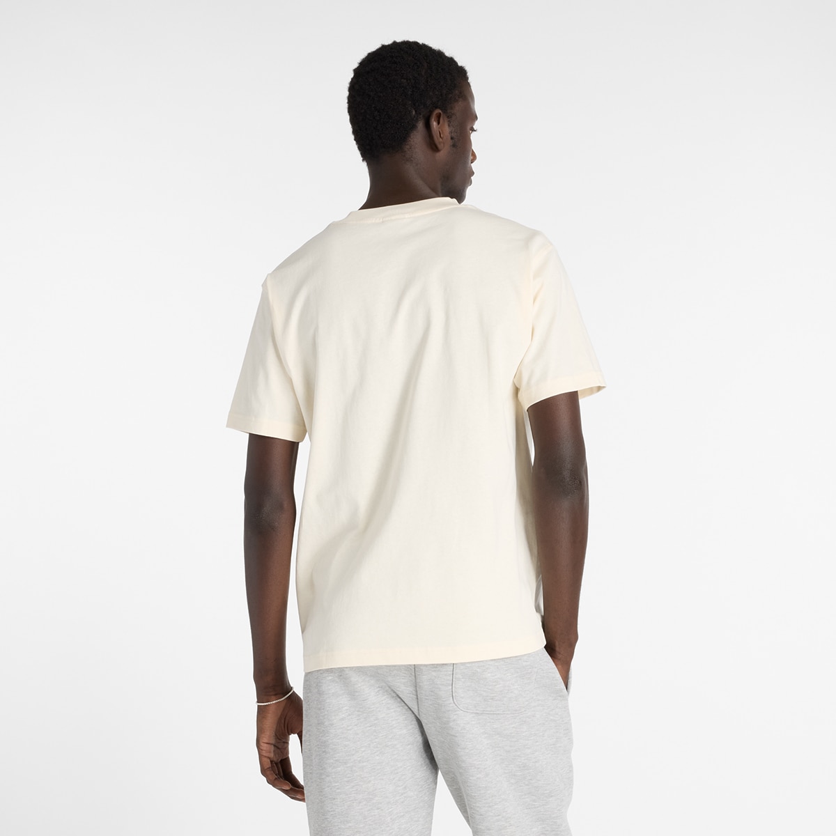 T-shirt Athletics Run Mural de Homem Branco-2