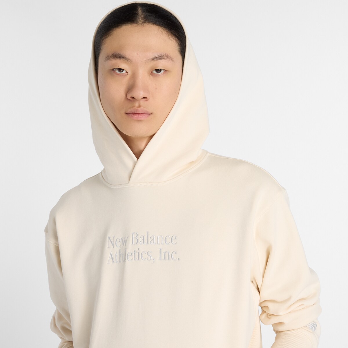 Sweatshirt com Capuz Athletics Classics de Homem Branco-4