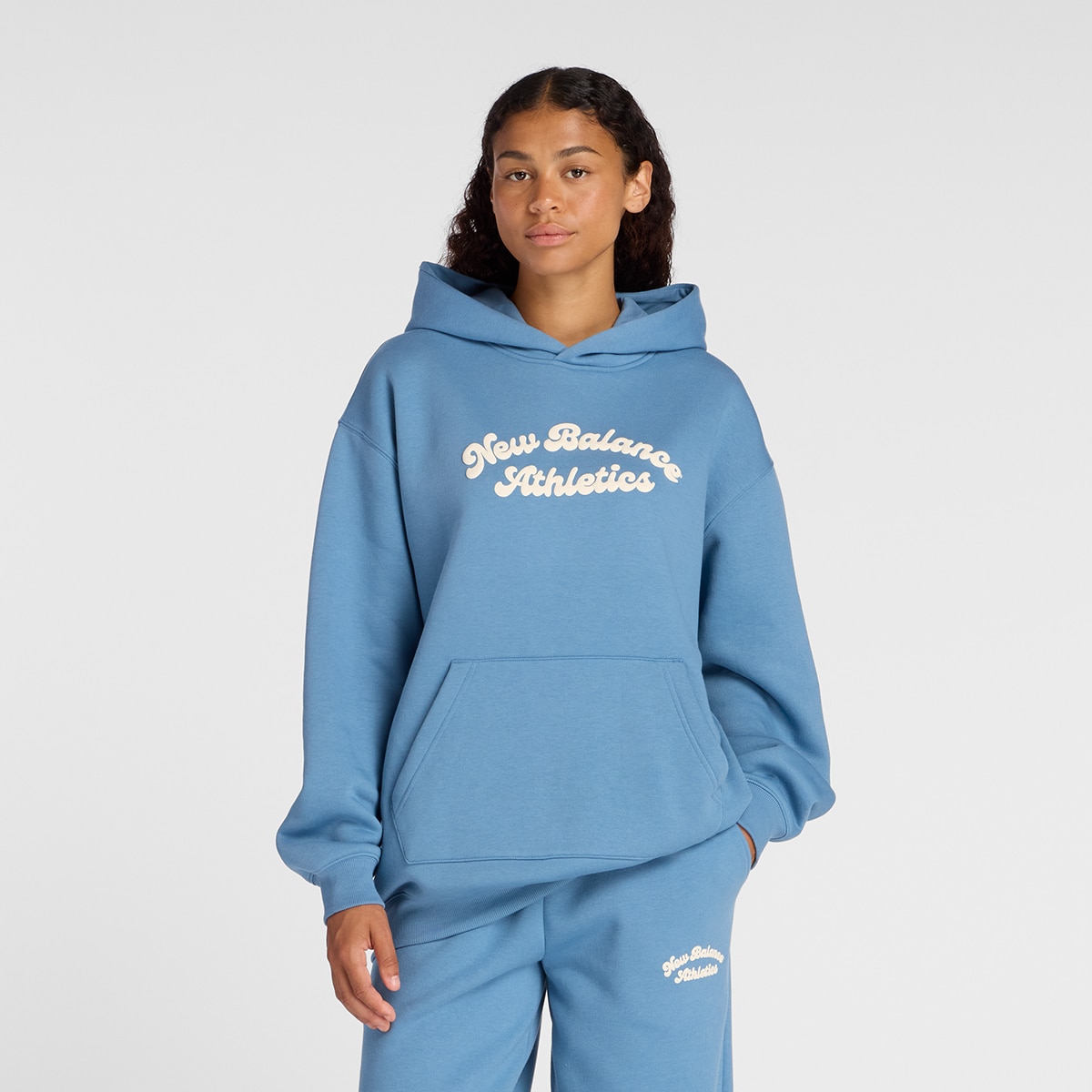 Imagem 0 de Sweatshirt de Capuz Linear Heritage Fleece Long de Mulher