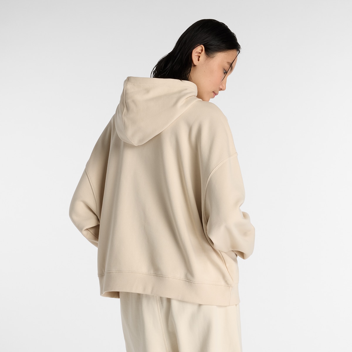 Sweatshirt com Capuz Flower de Mulher Castanho-2