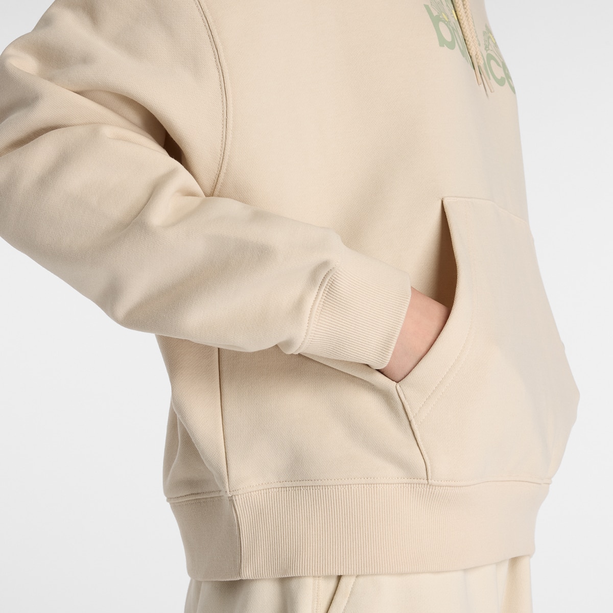 Sweatshirt com Capuz Flower de Mulher Castanho-5