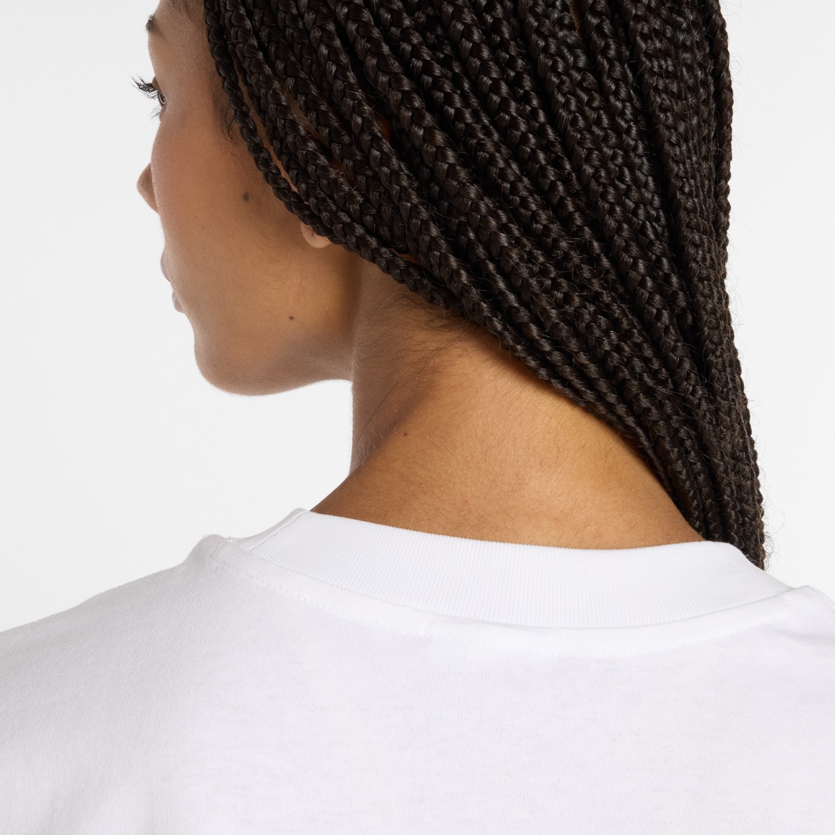 T-shirt Athletics Never Age de Mulher Branco-5