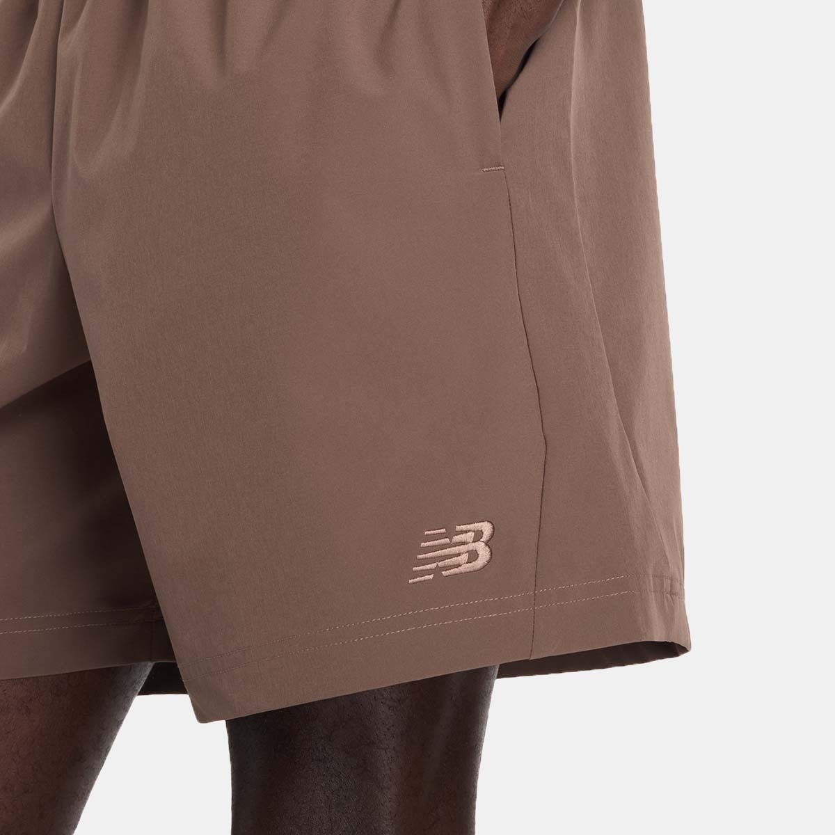 Calções Casual de Homem 7" Athletics Stretch Woven Castanho-5