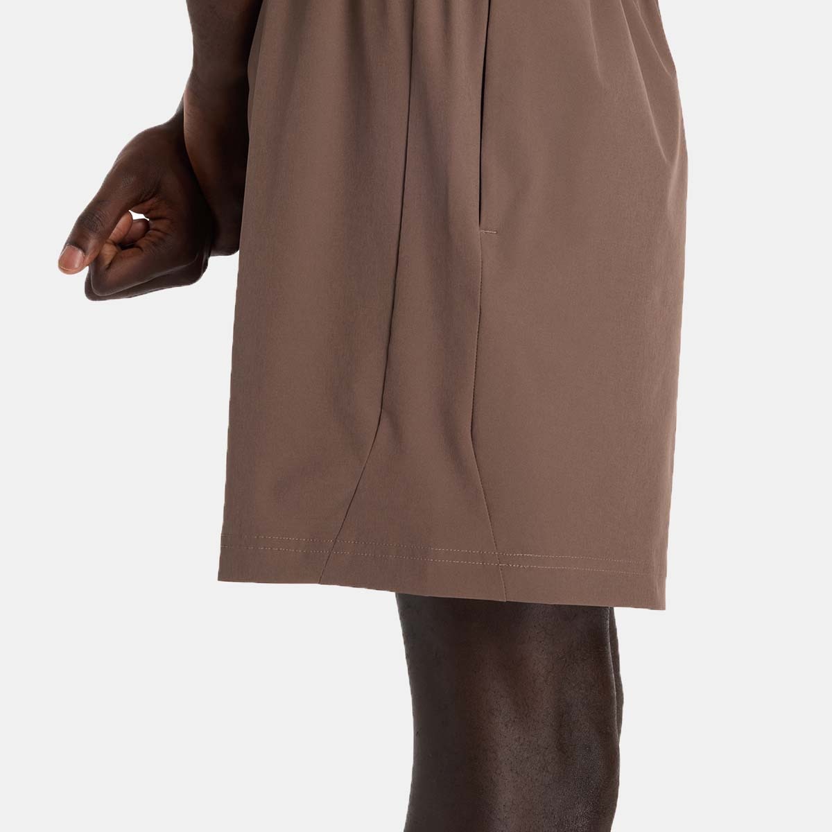 Calções Casual de Homem 7" Athletics Stretch Woven Castanho-6