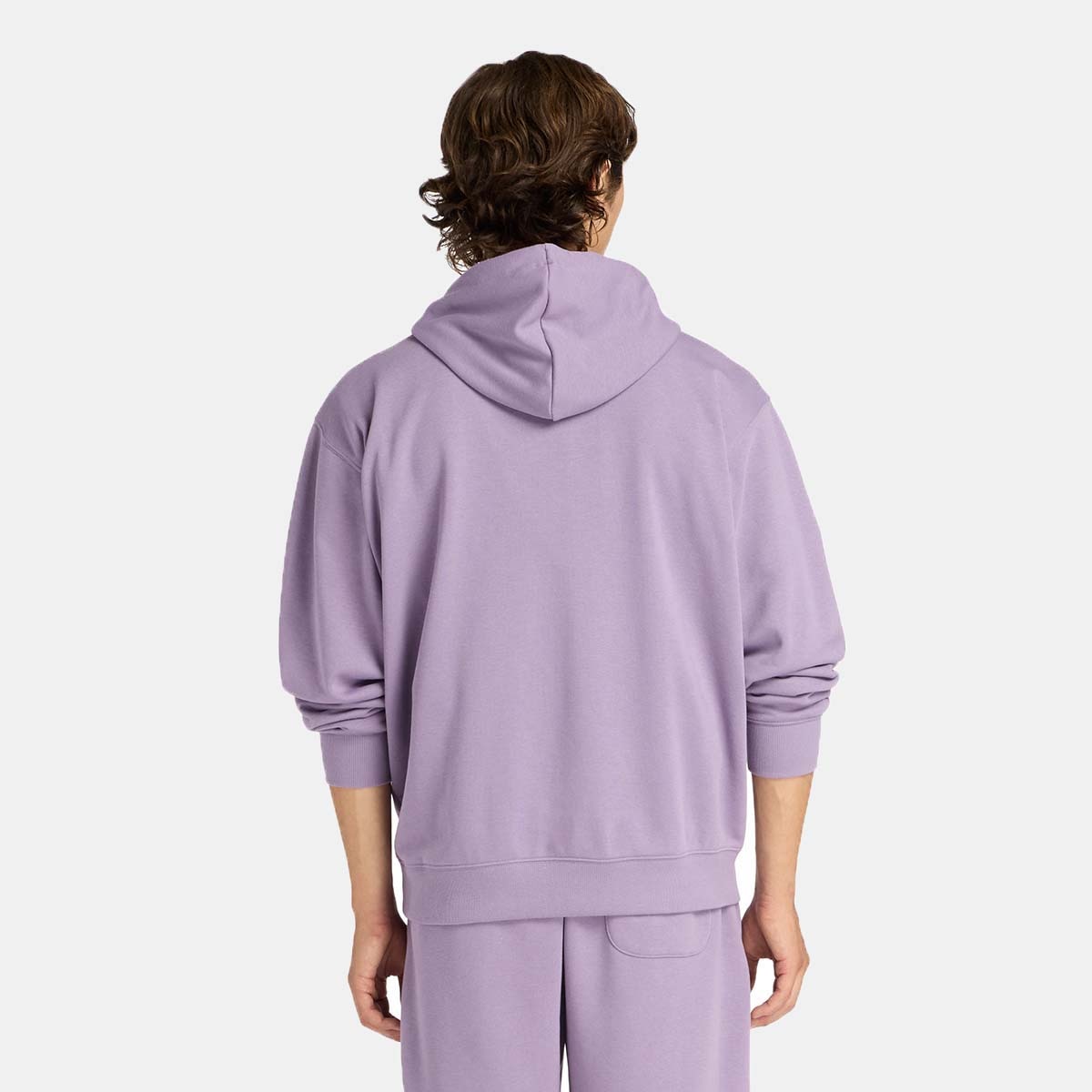 Sweatshirt Casual de Homem com Capuz Sport Essentials French Terry Roxo-3