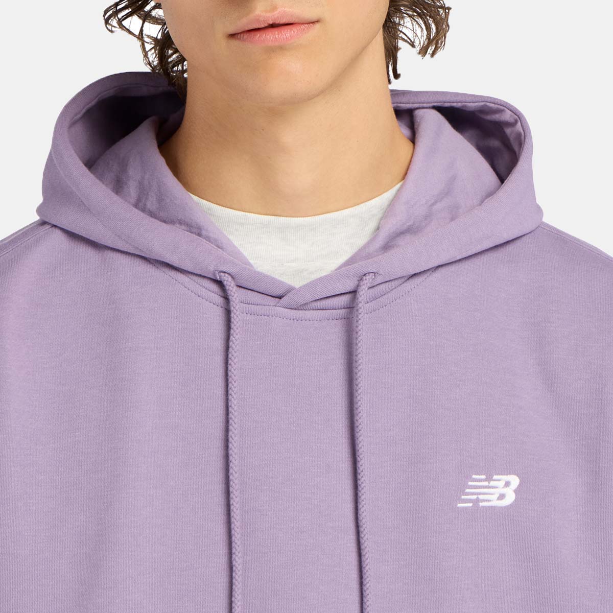 Sweatshirt Casual de Homem com Capuz Sport Essentials French Terry Roxo-4