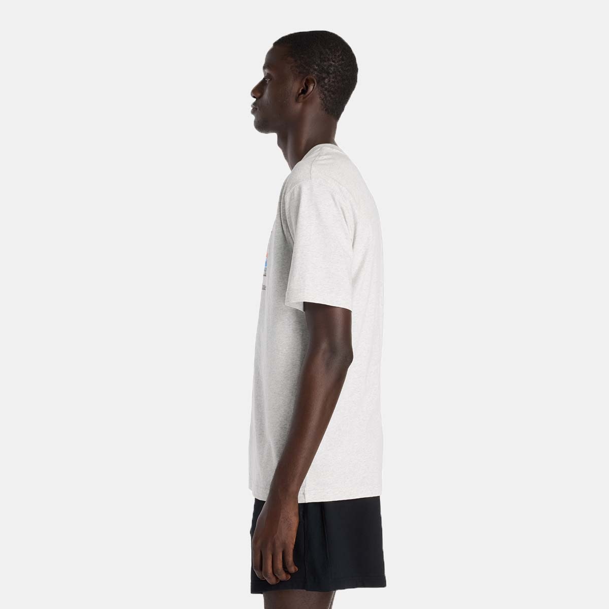 T-shirt Casual de Homem Boxes Cinzento-2