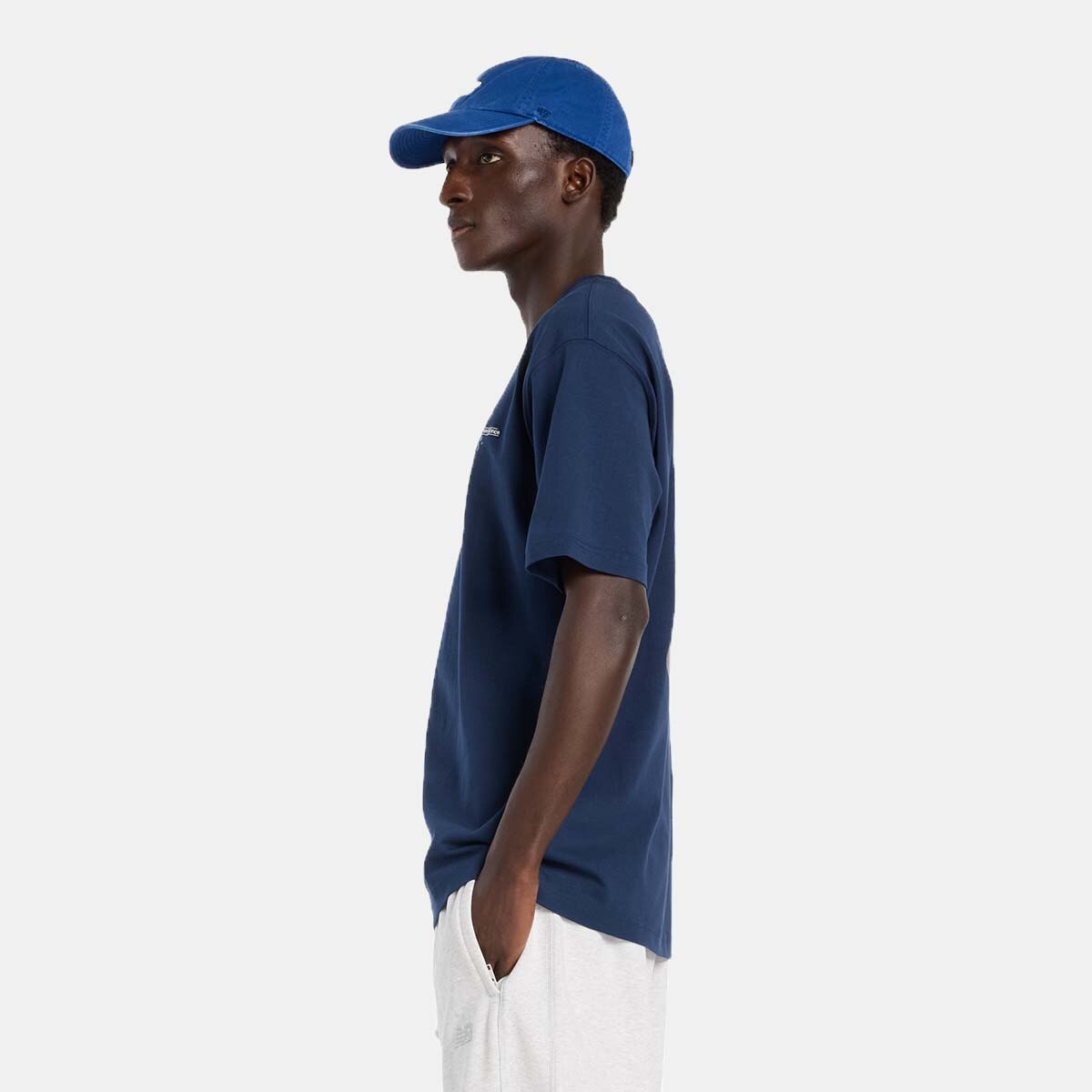 T-shirt Casual de Homem Fountain Azul-marinho-2
