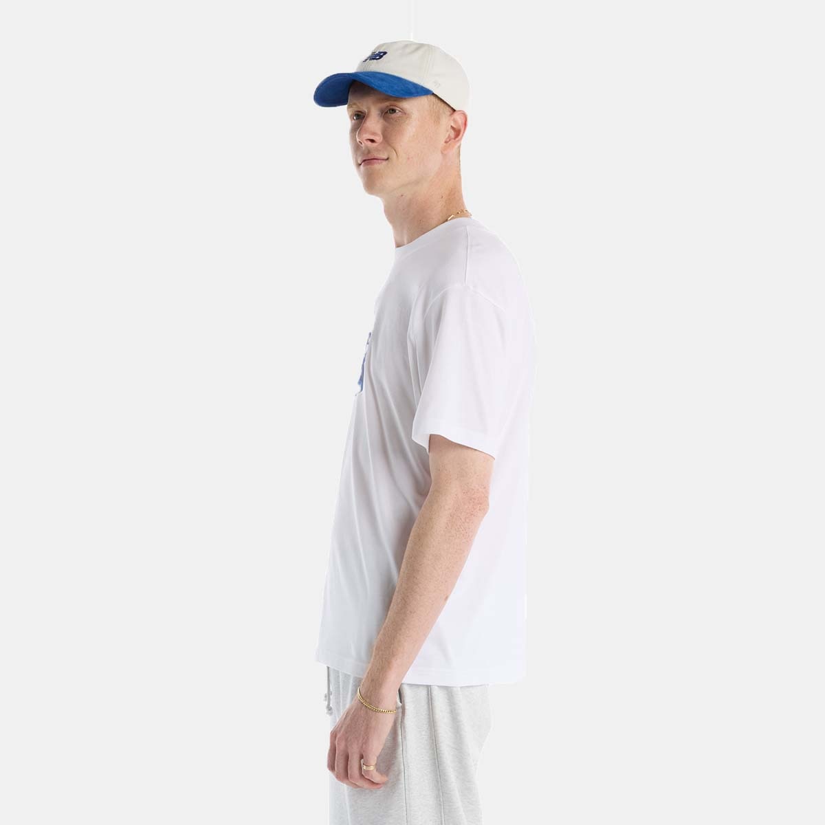 T-shirt Casual de Homem Bubble Branco-2