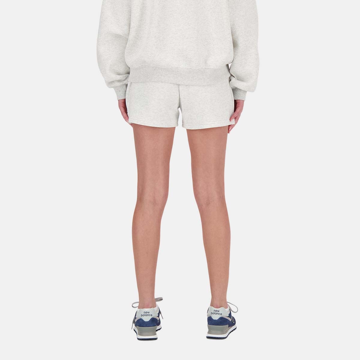 Calções Casual de Mulher Sport Essentials French Terry Cinzento-3