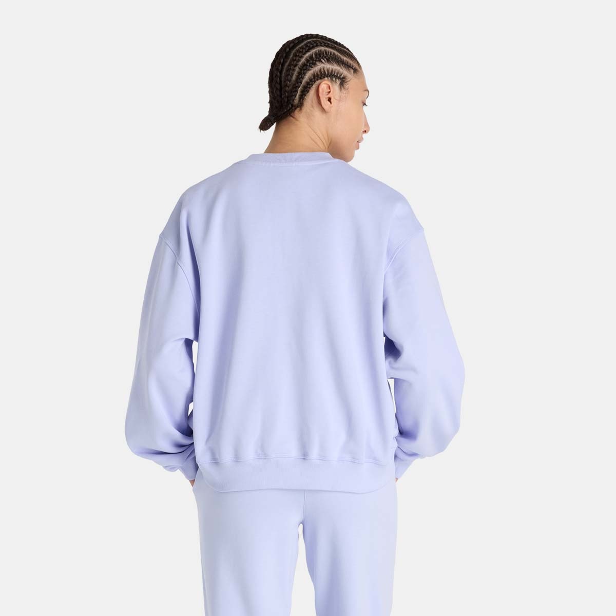Sweatshirt Casual de Mulher Athletics French Terry Lilás-3
