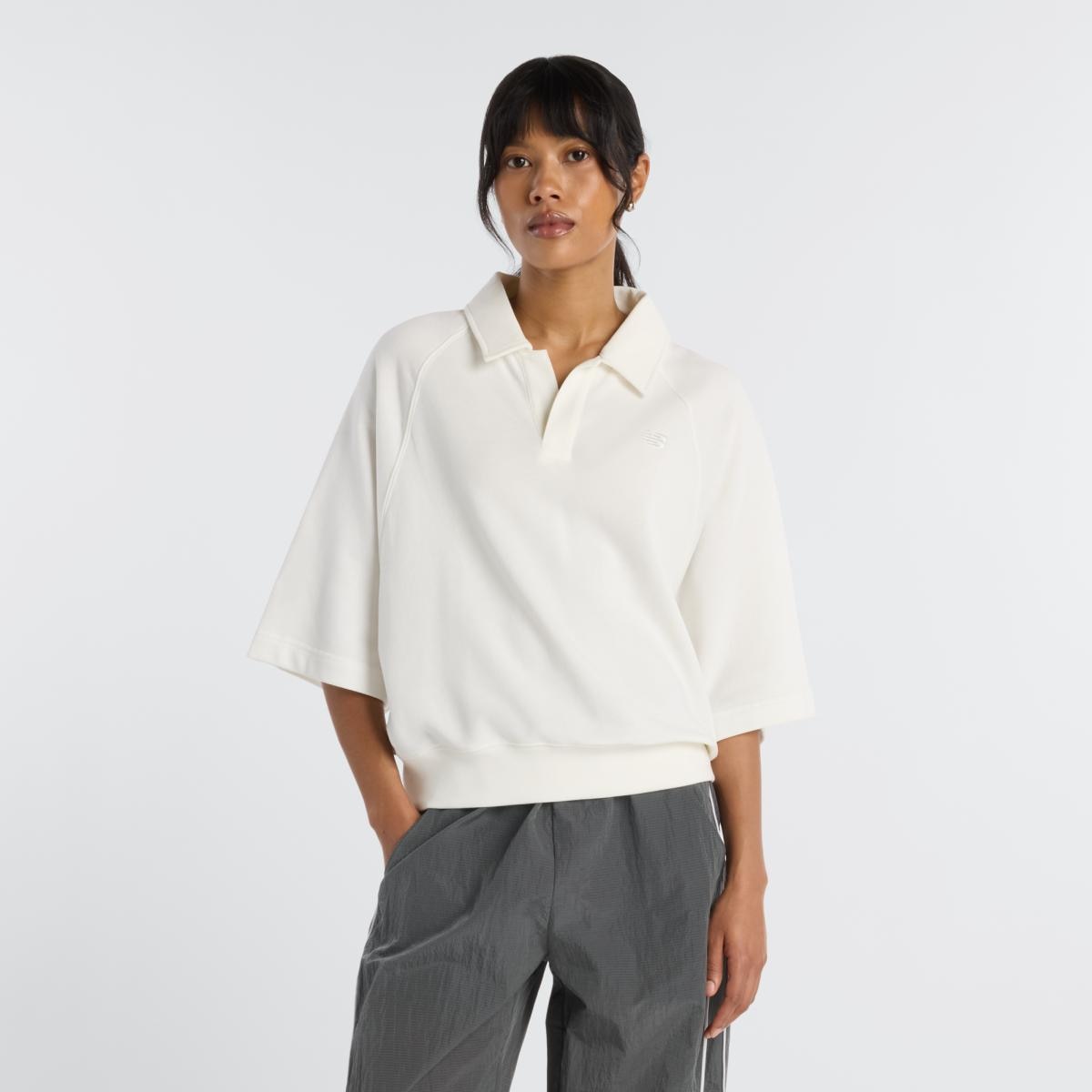 Imagem 0 de Polo Casual de Mulher Oversized Coastal Fleece