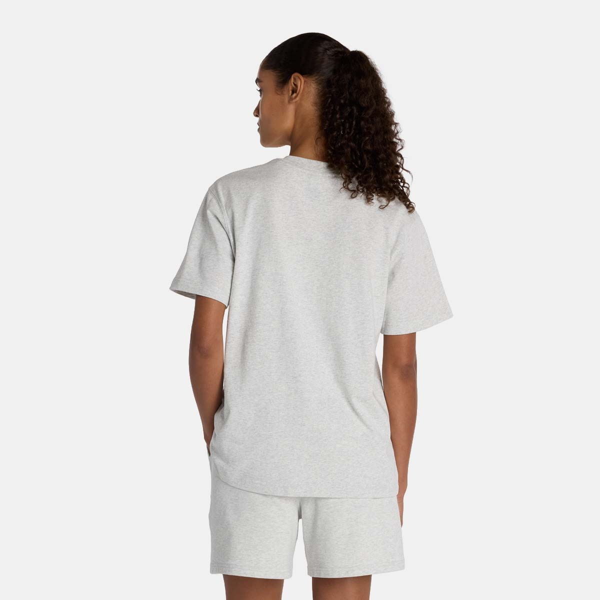 T-shirt Casual de Mulher Neon Relaxed Cinzento-3