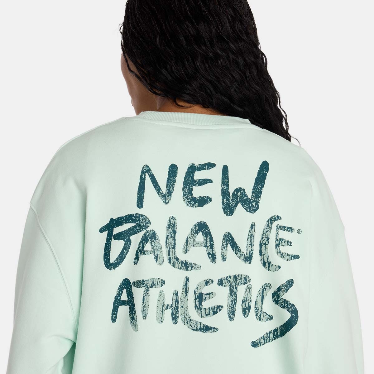 Sweatshirt Casual de Mulher Visibly Loved Verde-menta-5