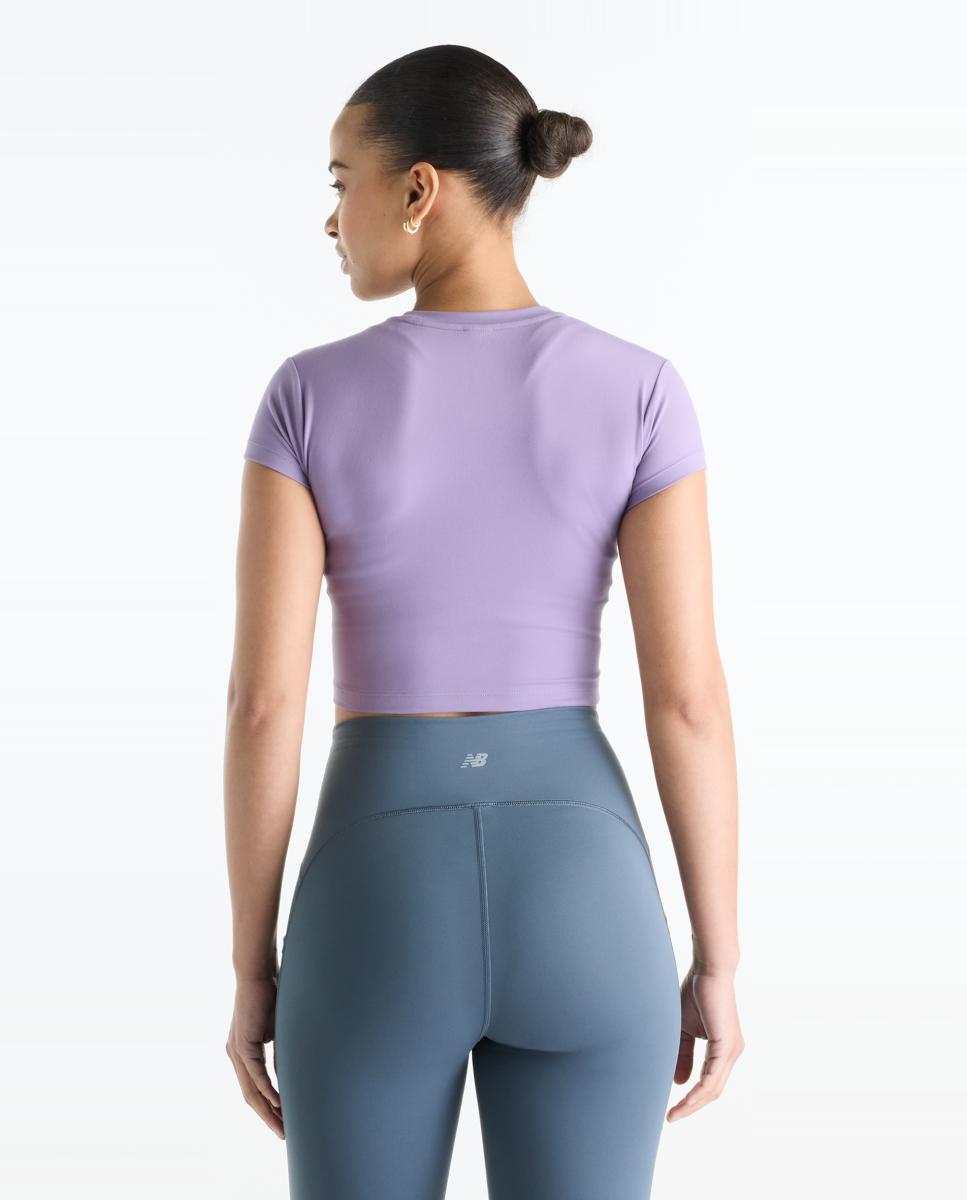 T-shirt de Training de Mulher Harmony Fitted Roxo-2