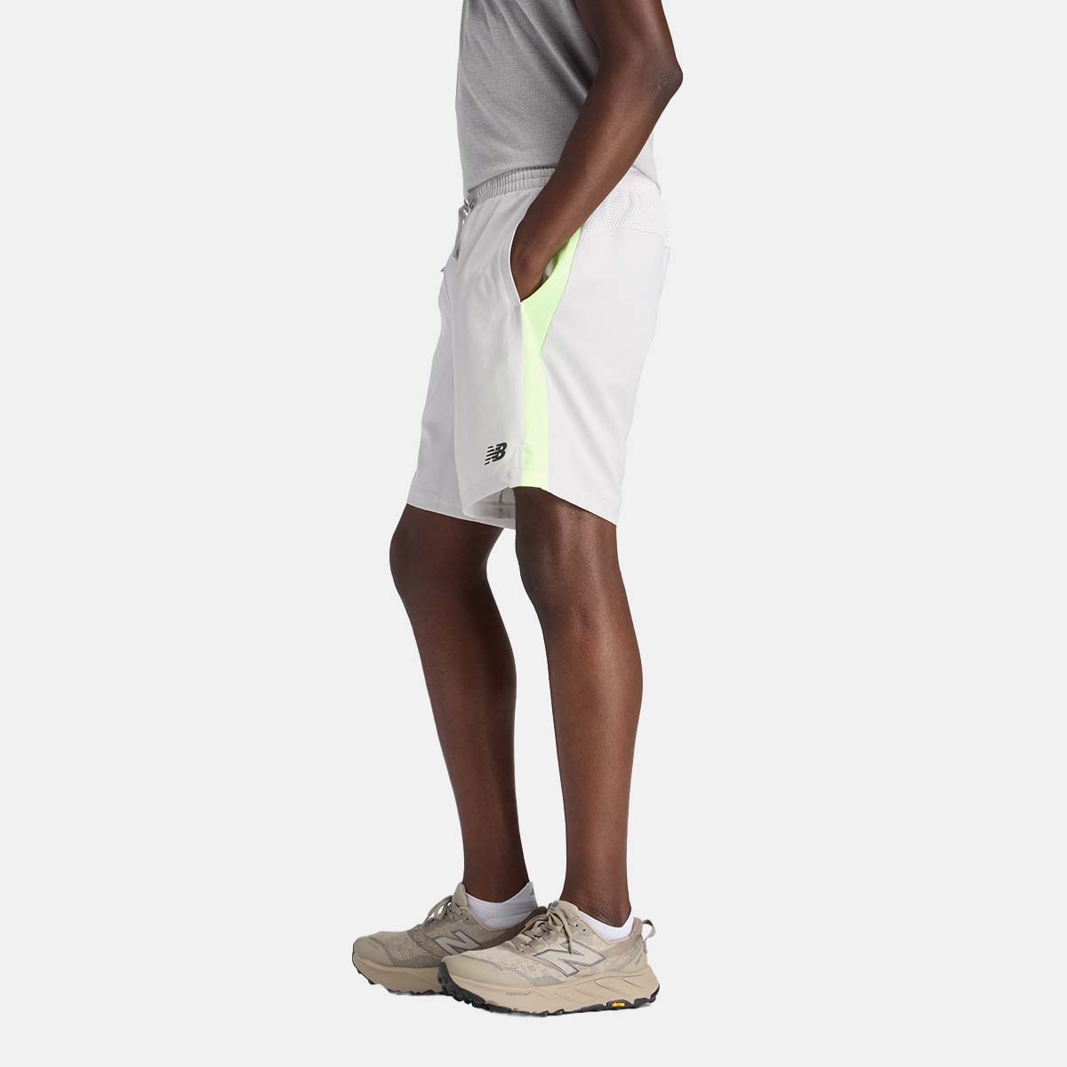 Casaco de Running de Homem Fast Days Cinzento / Amarelo-2