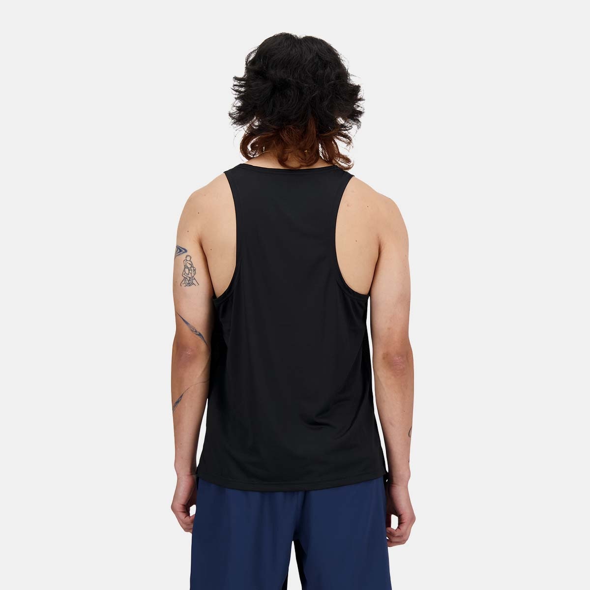 T-shirt sem Mangas de Running de Homem Sport Essentials Preto-3