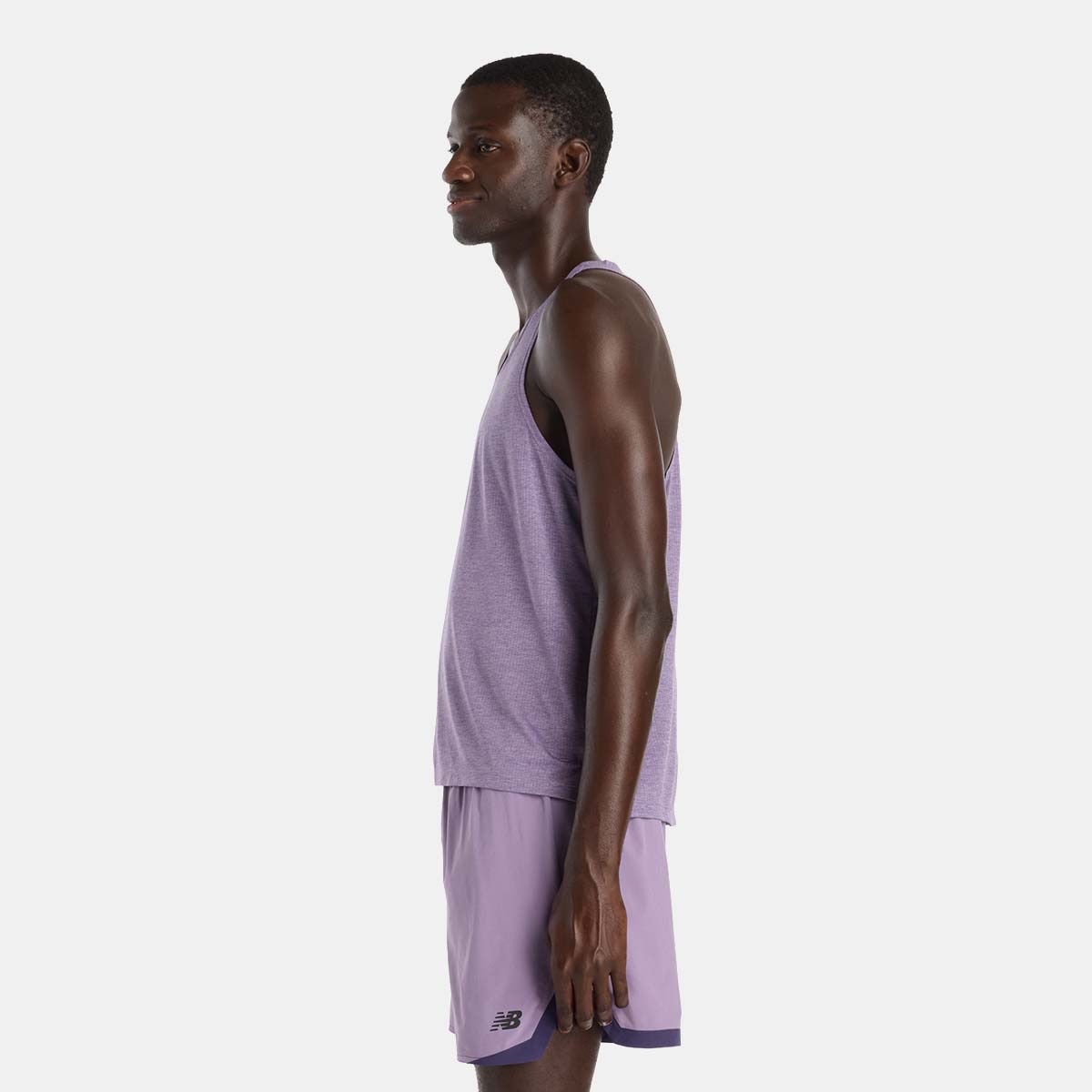 T-shirt sem Mangas de Running de Homem Athletics Roxo-2