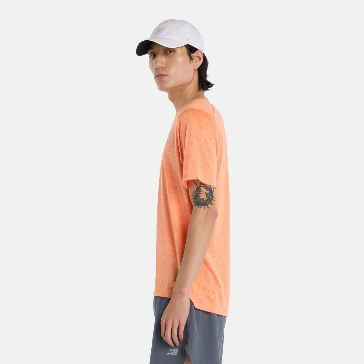 T-shirt de Running de Homem Athletics Vermelho-2