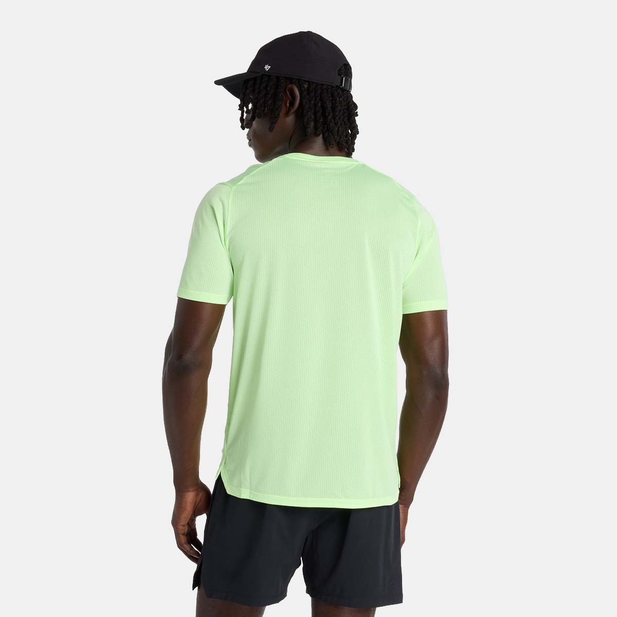 T-shirt de Running de Homem Athletics Verde Lima-3