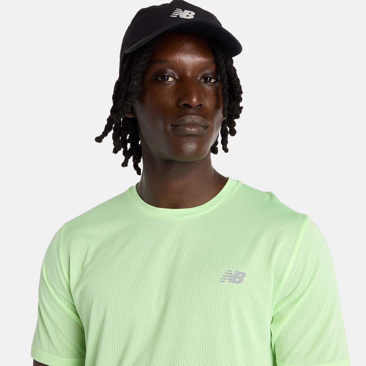 T-shirt de Running de Homem Athletics Verde Lima-4