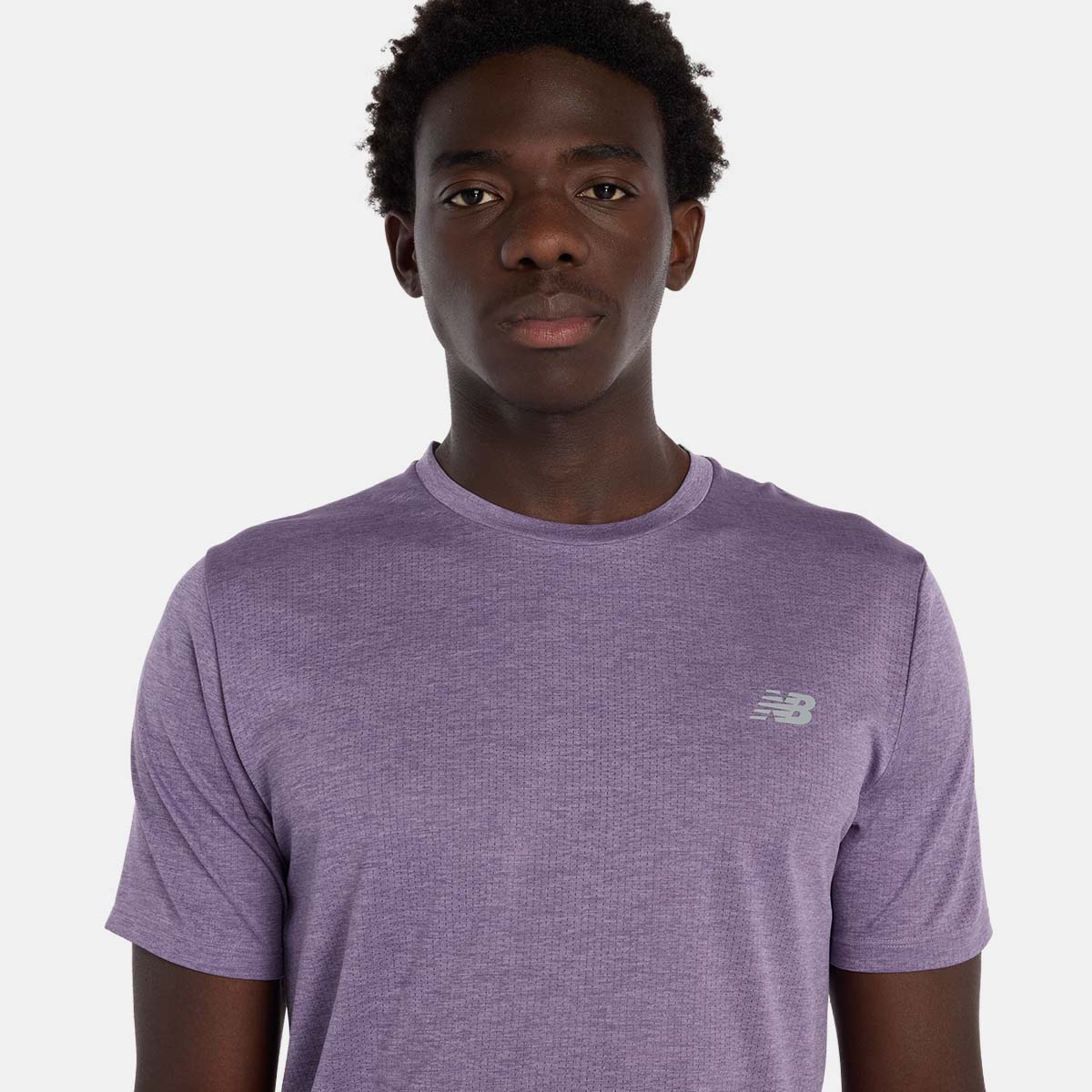 T-shirt de Running de Homem Athletics Roxo-4