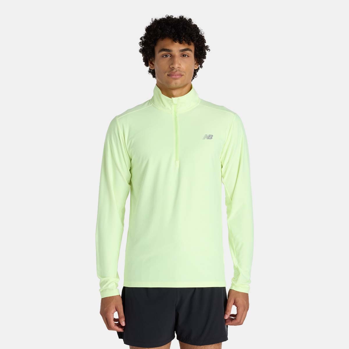 Imagem 0 de T-shirt de Training de Homem Space Dye 1/4 Zip