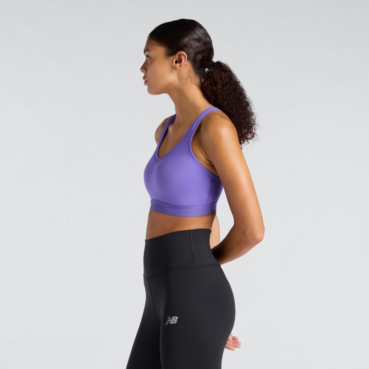 Soutien Desportivo de Running de Mulher Essential Run Roxo-3