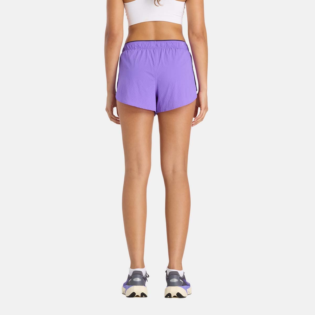 Calções de Running de Mulher 3" RC Ultra Light Printed Lilás-3