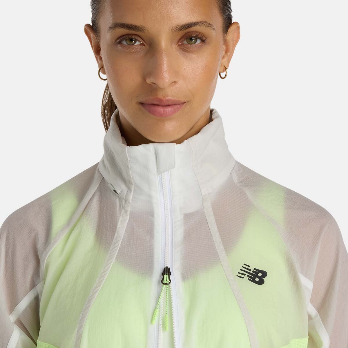 Casaco de Running de Mulher RC Transparente-4