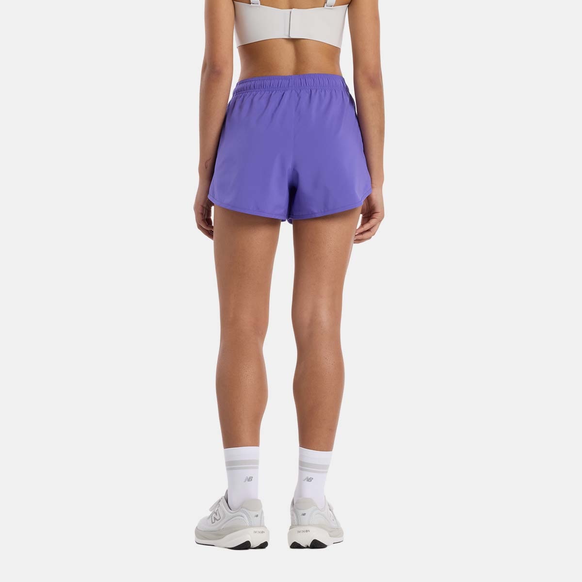 Calções de Running de Mulher 3" Sport Essentials Lilás-3