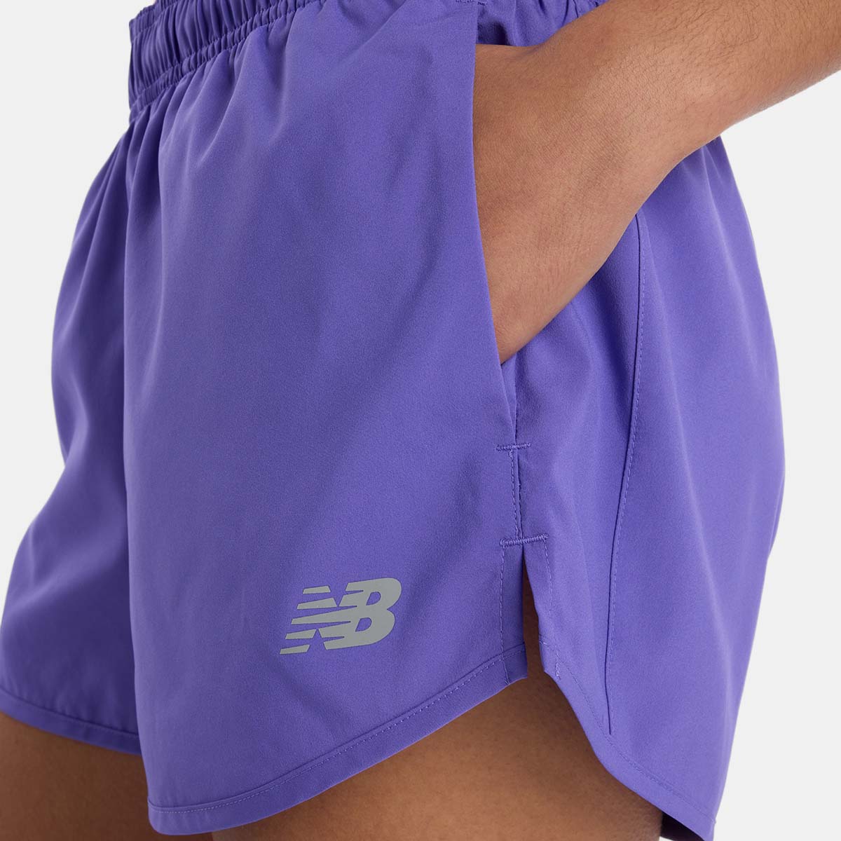 Calções de Running de Mulher 3" Sport Essentials Lilás-5