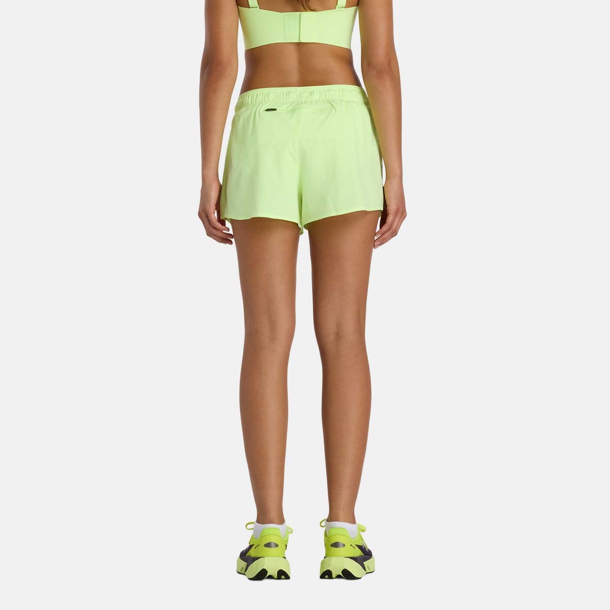 Calções de Running de Mulher RC 3" Amarelo-flúor-3