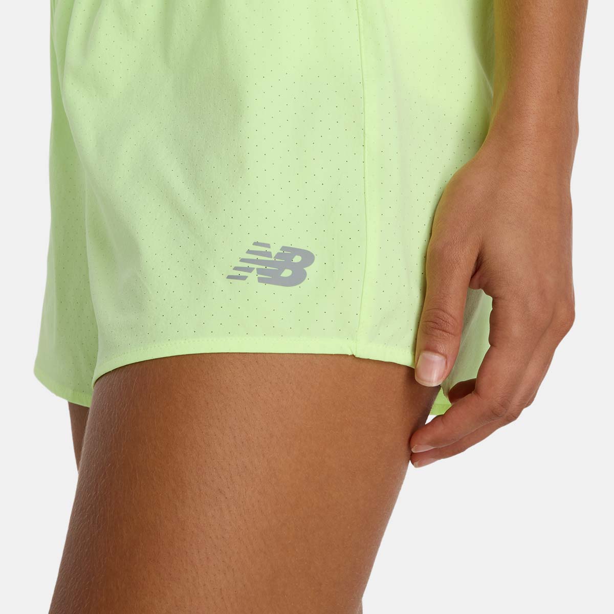 Calções de Running de Mulher RC 3" Amarelo-flúor-6