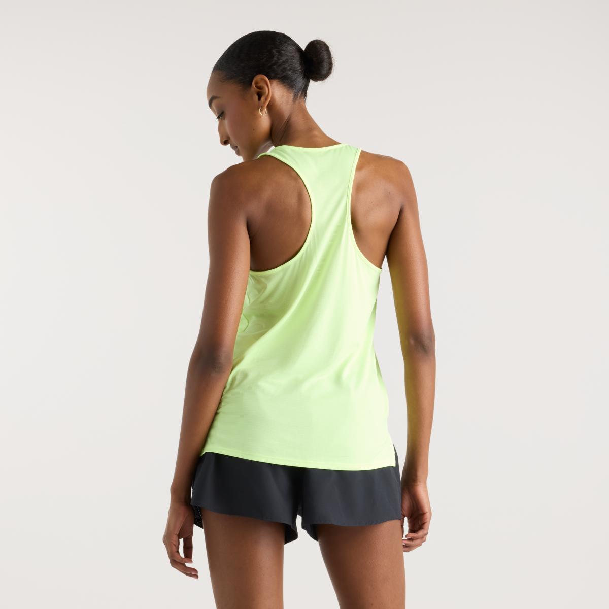 T-shirt de Running de Mulher Tank Sport Essentials Amarelo-flúor-2