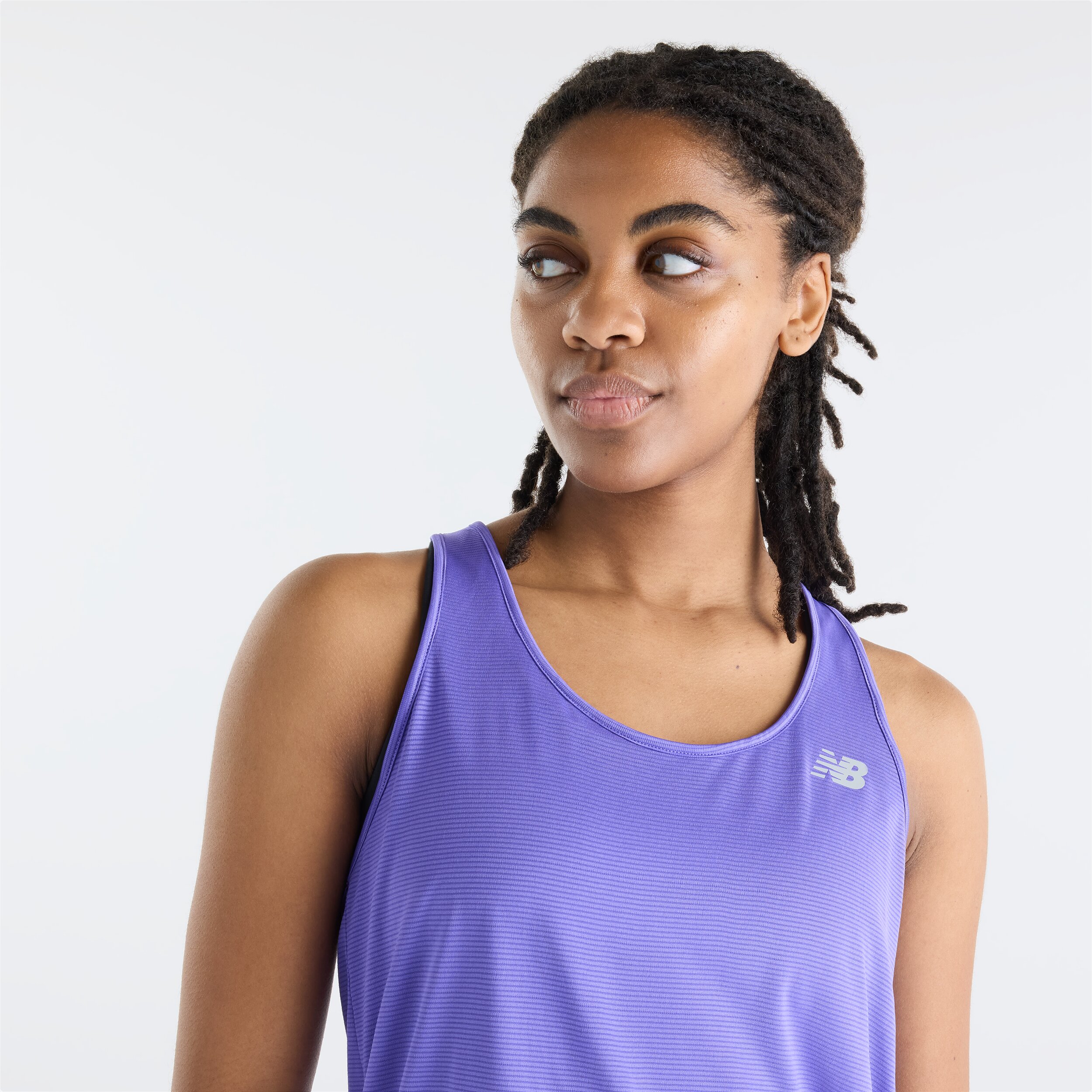 T-shirt de Running de Mulher Tank Sport Essentials Lilás-3