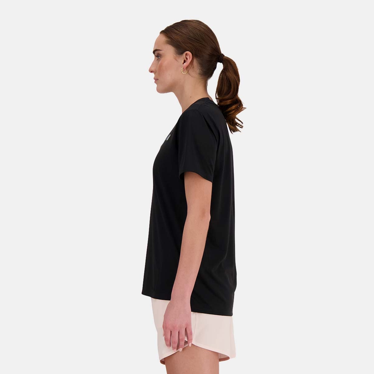 T-shirt de Running de Mulher Sport Essentials Preto-2