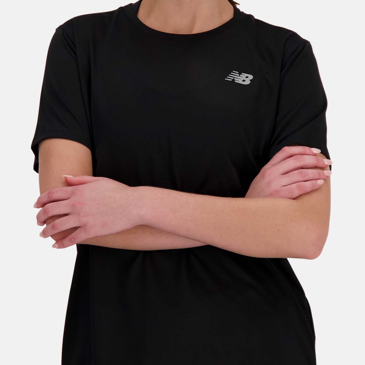 T-shirt de Running de Mulher Sport Essentials Preto-4