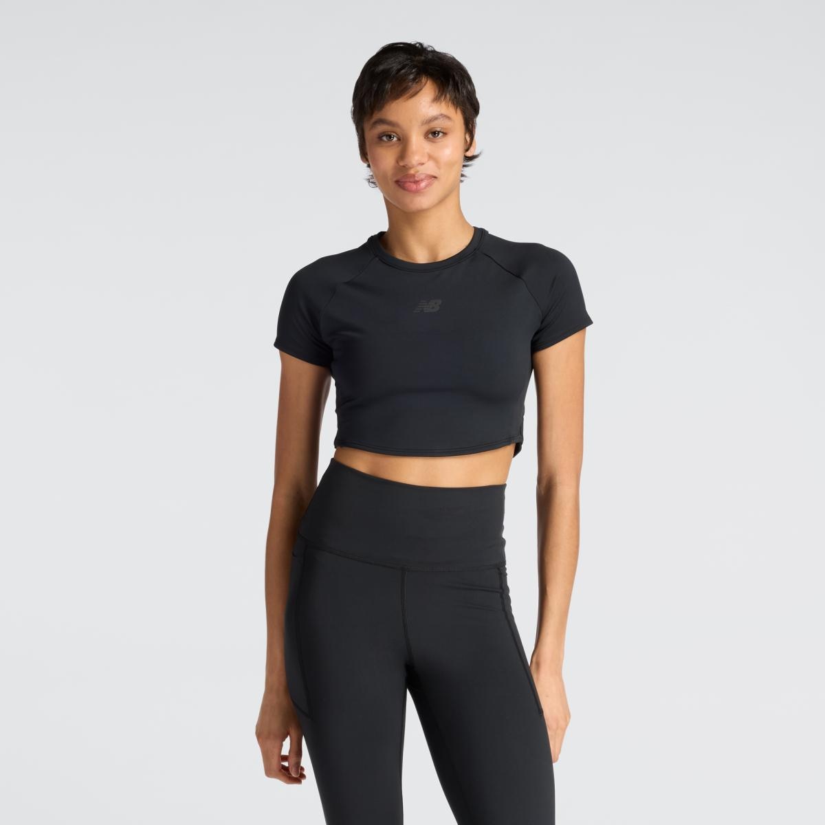 Imagem 0 de T-shirt Cropped de Running de Mulher Fast Days Fitted