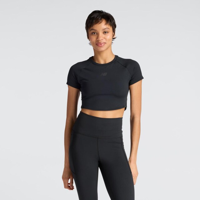 Camiseta Crop de running de mujer Fast Days Fitted New Balance